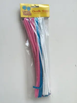 craft set colorful chenille sticker