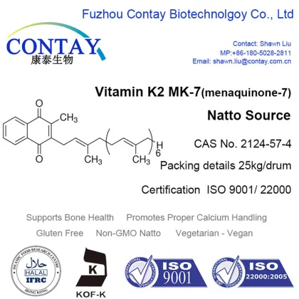 Contay Vitamin K2 MK7 Powder Natto Source