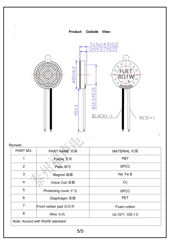 Supply High Quality Speaker Factory Price