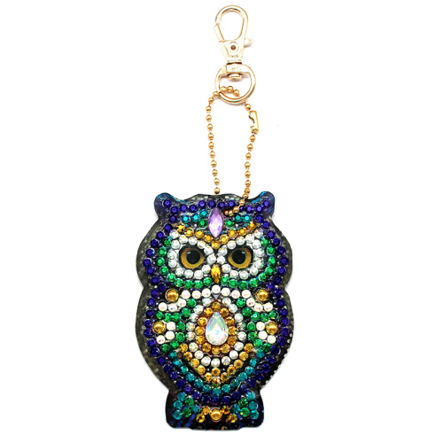 Porte-clés en forme de bague de broderie spéciale cadeaux de bijoux