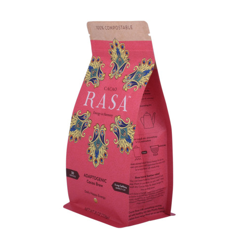 Räätälöity tulostus takaisin tiiviste 5LB Kraft Coffee Bags