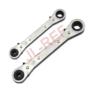 High Quality Ratchet Wrench Set for Refrigeration Unit Tools (3/16'' 1/4'' 1/2'' 9/16'')