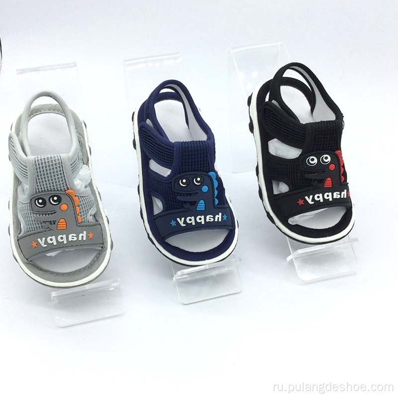 Новый дизайн Baby Boy Sandals со звуком