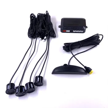 12V Backup Camera with Radar System and 4 Sensors for Car Parking Assist