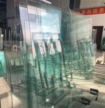 Architectural tempered glass walls