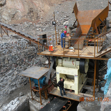 Jaw crushers with diesel engine