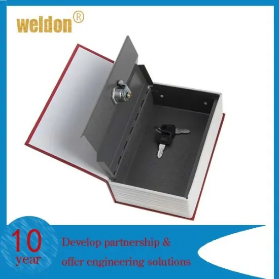 Diversion safe metal storage box book shaped box to hidden your values