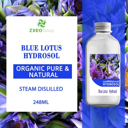 Wholesale Pure Natural Blue Lotus Hydrosol Natural Water Lily Flower Floral Water