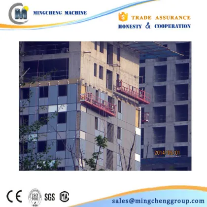 versatile safety rope steel cradle with electric box