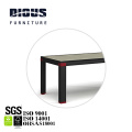 Foshan manufacturer low price construction furniture modern design wooden office coffee table