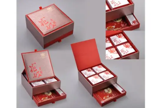 Exquisite and luxury cardboard Best Price Mooncake Box Design