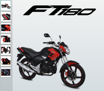 FT180 motorcycle spare parts