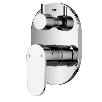 2-Handles Shower and Bath Non-thermostatic Valve