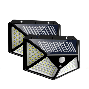 โรงงานขายส่ง LED แสงแสงอาทิตย์เซ็นเซอร์ตรวจจับความเคลื่อนไหว IP65 โคมไฟผนังสวนกันน้ำกลางแจ้ง