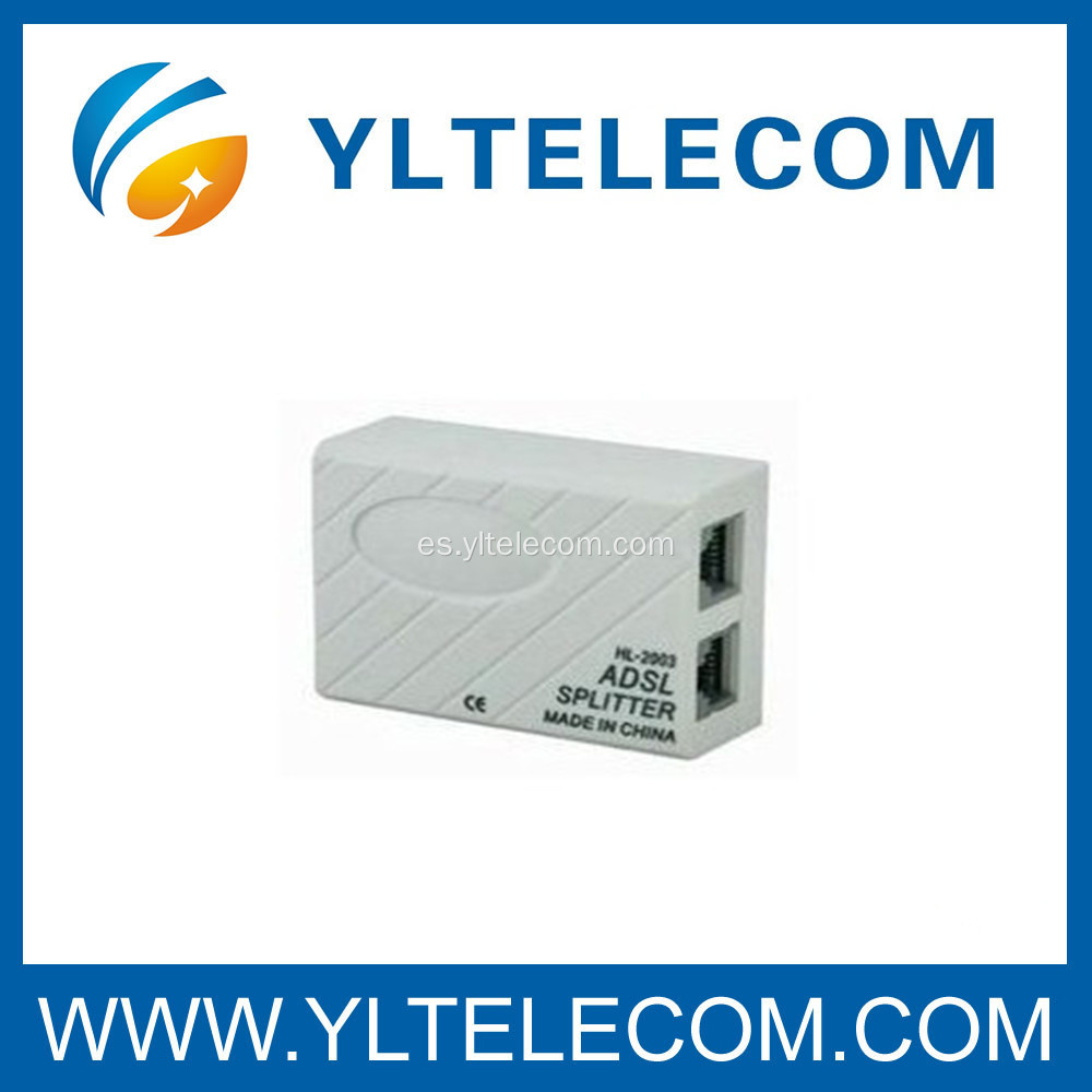 Doble puerto ADSL / VDSL RJ11 Teléfono Módem de voz Divisor
