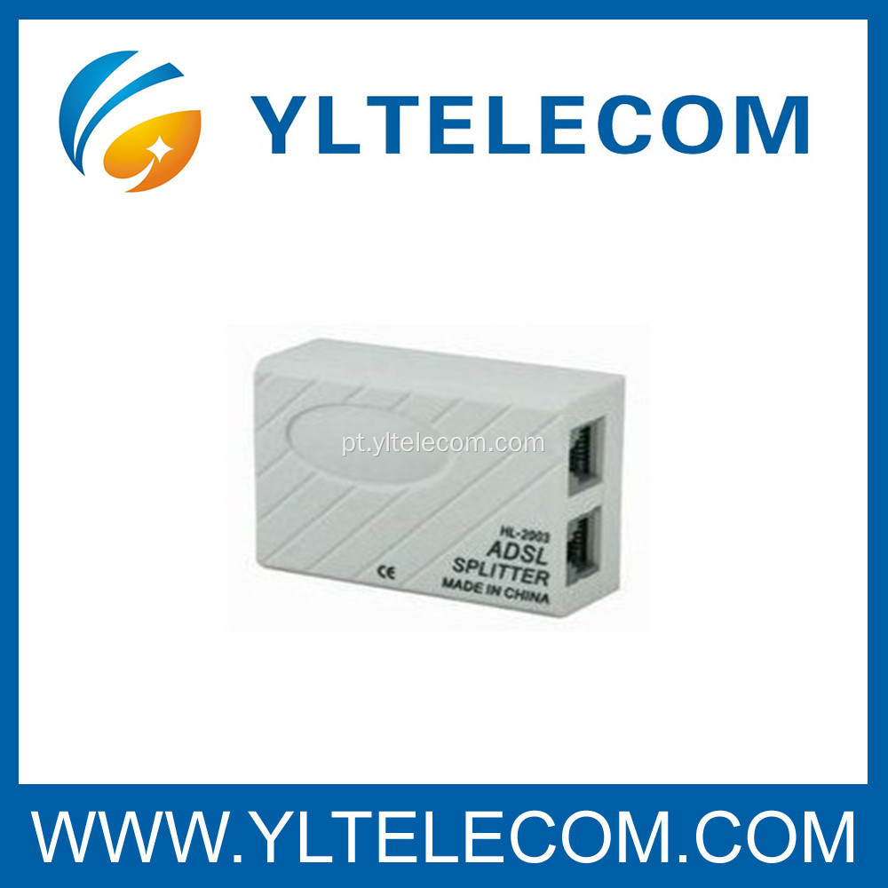 Portas duplas ADSL / VDSL RJ11 Telefone Modem de voz Splitter