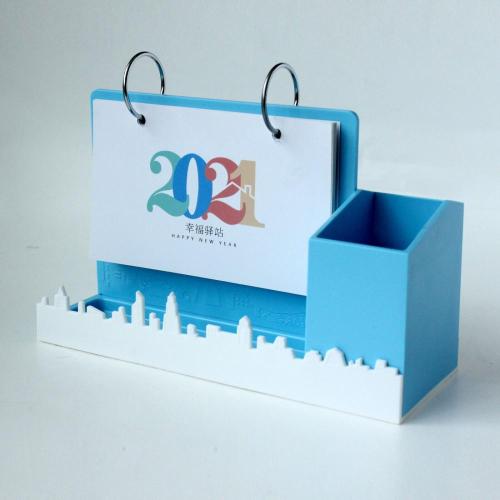 Acrylic PMMA Desk Calendar with Storage Box