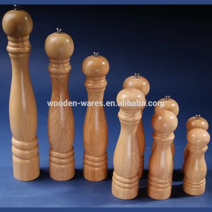 Hot Sale On Europe Manual Wooden Salt&pepper Grinder/Home Wooden Pepper Mill
