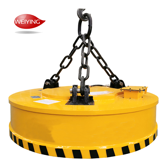 Diameter 110-150 cm Electromagnetic Chuck Lifting Magnet with Chain MW5