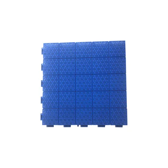 50cm Interlocking Sports Flooring: Easy Cleaning Plastic Court for Backyard Basketball