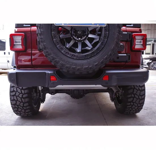 4x4 Maiker Off Road Accessories 10th Anniversary Rear Bumper with Sensor Holes for Jeep Wrangler JL