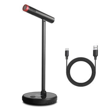 GPUB ZM-01 Wired Professional Desktop Microphone for Mobile Phone and Laptop
