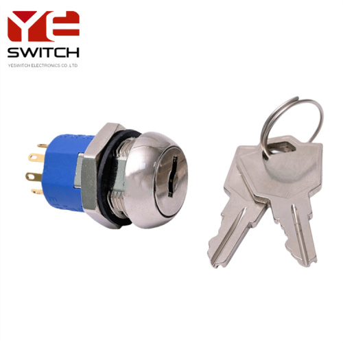 Yeswitch 19mm IPX5 S2015 διακόπτη κλειδιού κατά της βανδάλης κλειδί