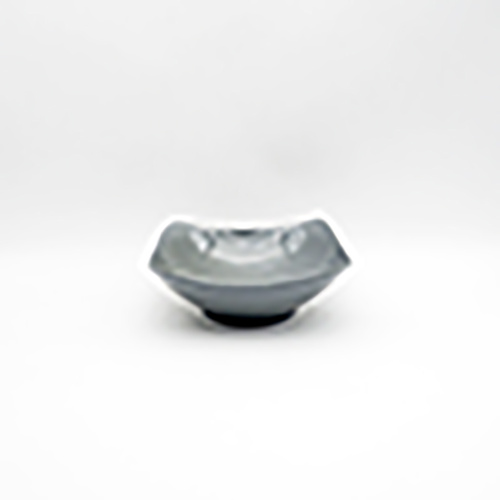Neues Design Großhandel Geschirr moderner Platz billiger Farbglasur mit weißem Rand 12PCS -Geschirr Keramik Set