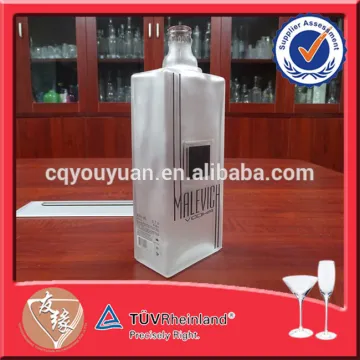 High Quality Standard Wine Bottle Dimension 700ML Fancy Vodka Bottles