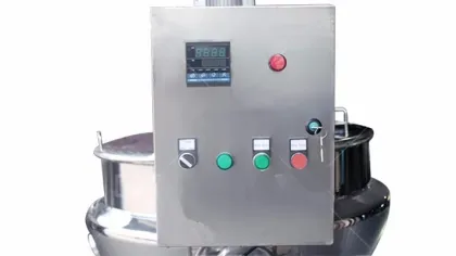 Natural gas electric jacketed kettle