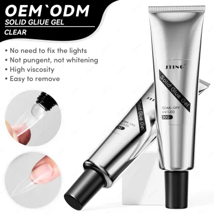 JTING Hot Popular Durable Tube Solid Glue Gel for Nail Tips
