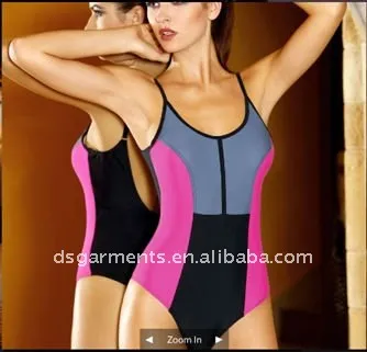 Ladies one piece swimsuit swimwear