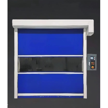 Freezer steel high speed rolling door