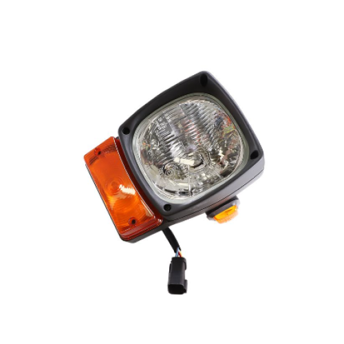 The headlight of the asphalt paver AP-655C is model 105-4849, and the left turn signal is 1054849.