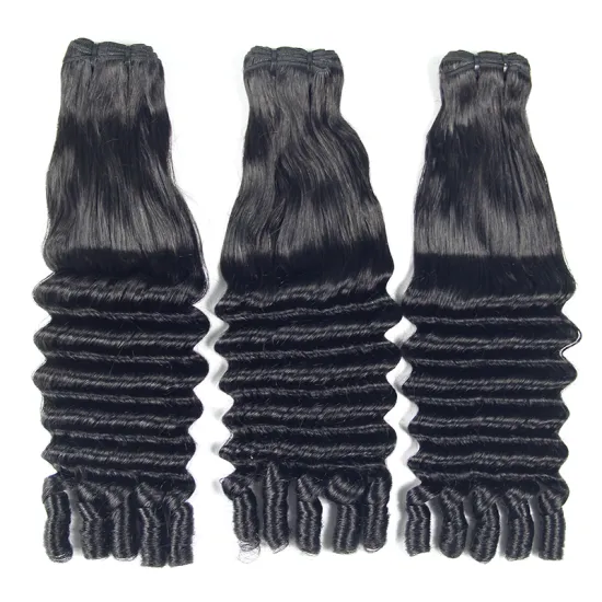 New style 100% virgin bundles vendors with human hair, double drawn fumi hair bundles with closure vendor