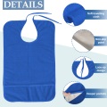 Adult Bibs for Seniors Eating Blue 3PCS