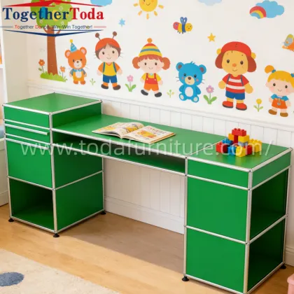 Modern Metal Modular Storage Cabinets for Living Room and Family Apartments