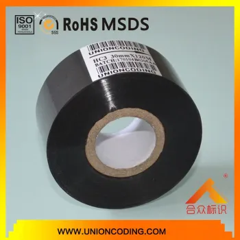 HC3 type HC3 typeBlack color 30mm width hot foil ribbon for Packaging bags