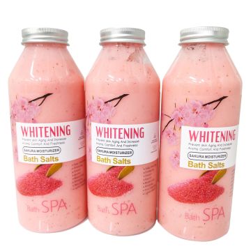 Milk Cherry Blossom Body Scrub: Deep Cleansing, Exfoliating, and Moisturizing Body Bath Salt