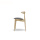 Ch33 Dining Stacking Chair With Upholstered Seat