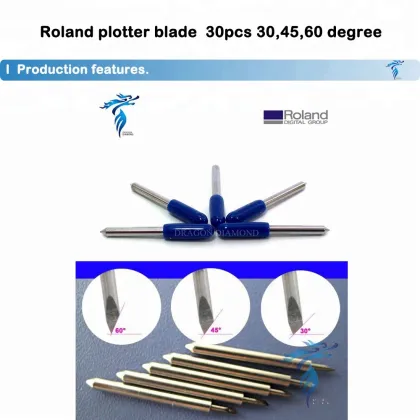 Roland Cutting Plotter Blades for 60/30/45 Degree Precision Cutting