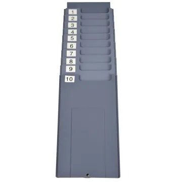 plastic 10 holder ABS time card holder for time recorder