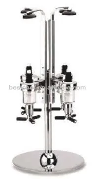 stainless steel Revolving bottle rack