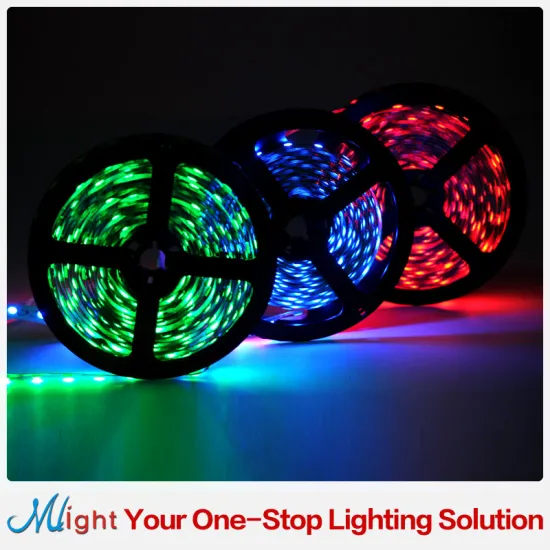 12V Flexible LED Strip Lights SMD5050 RGB 300 Units Non-waterproof