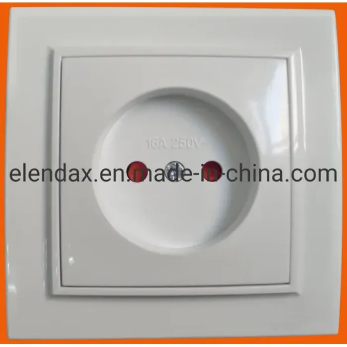 Sakelar Dinding Dua Gang Standar Eropa F8810