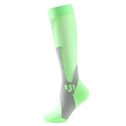 Custom Logo Hot Selling Women's Leg Shaping Fitness Compression Kneehigh Socks