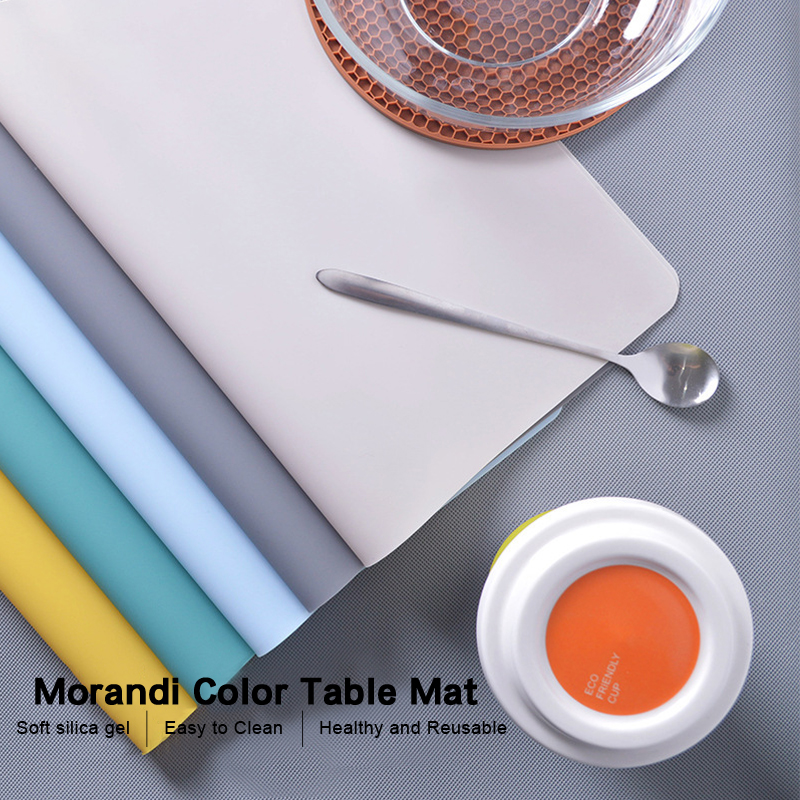 Morandi Color Silicone Table Mat