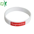 Thiết kế silicone phổ biến kẹo màu đơn giản Debossed Bracelet