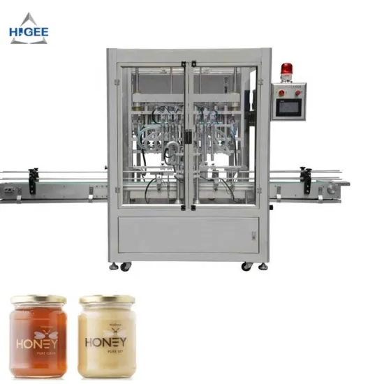 250g Glass Hexagonal Honey Jar Filling Machine