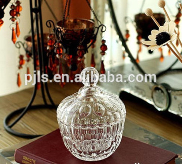 wholesale cheap crystal glass jars with tap